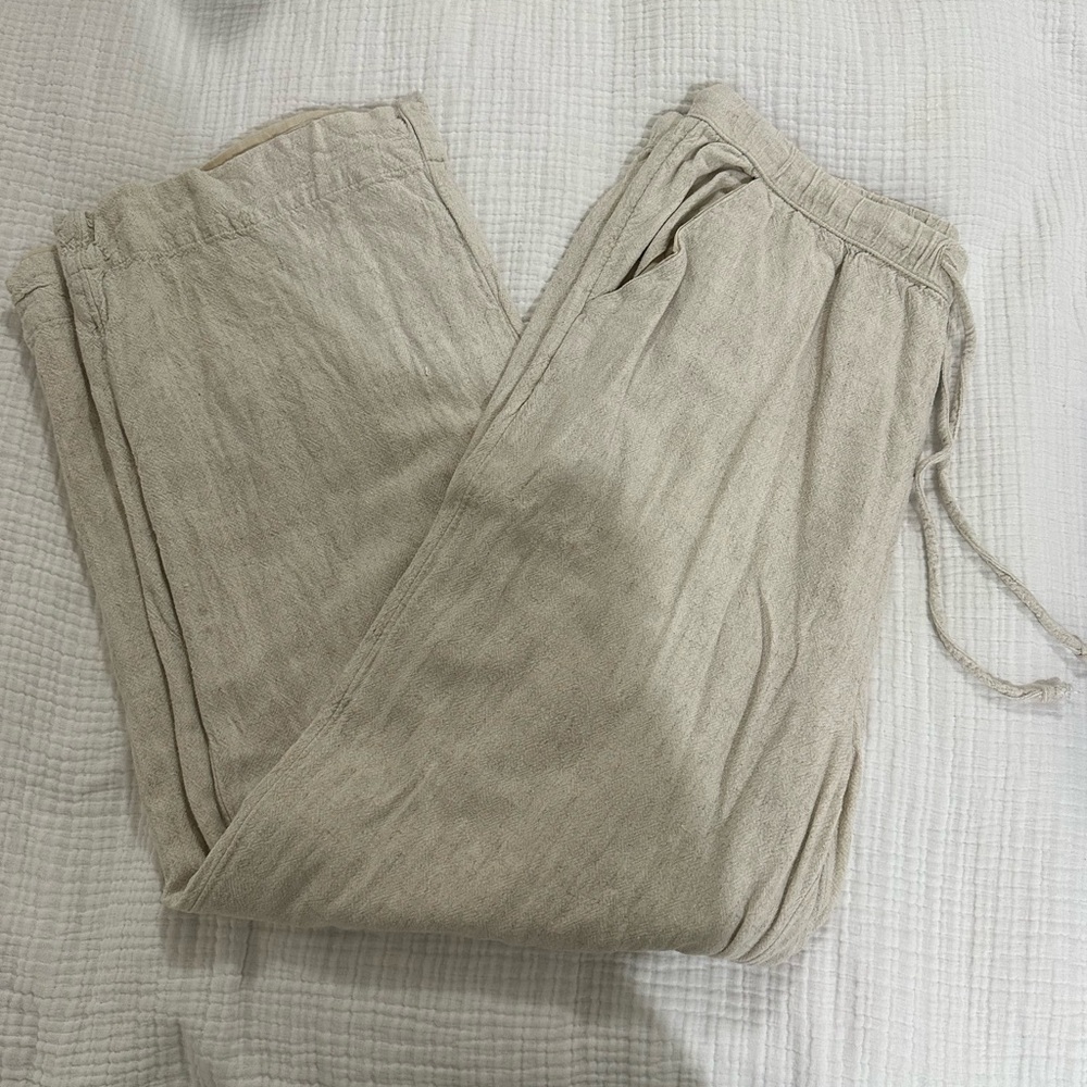 American Eagle Outfitters Beige Trousers